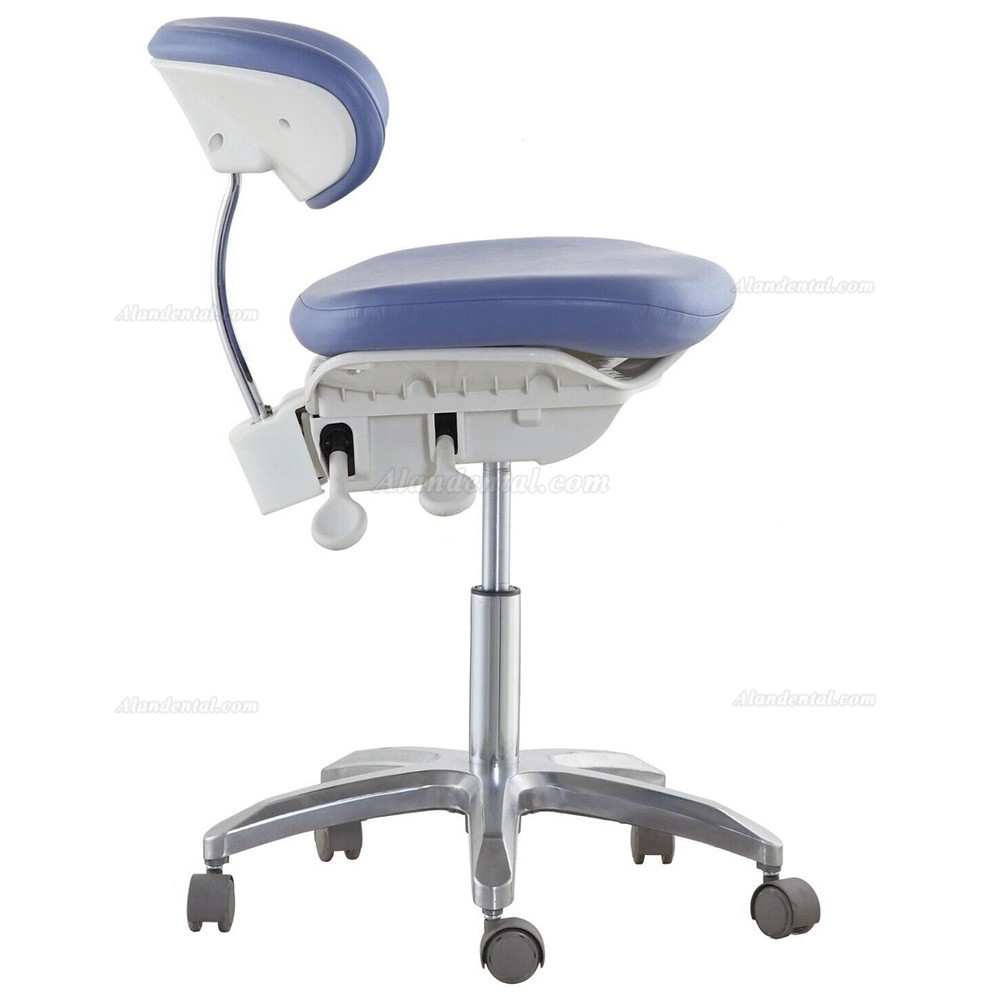 QIYUAN QY DS-PB1 Dental Stool Dynamic Chair Seat with Foot Base PU Leather